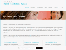 Tablet Screenshot of medischehypnose.nl